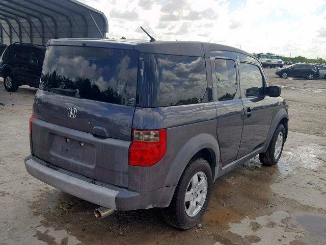 5J6YH18563L017772 - 2003 HONDA ELEMENT EX BLACK photo 4