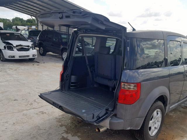 5J6YH18563L017772 - 2003 HONDA ELEMENT EX BLACK photo 9