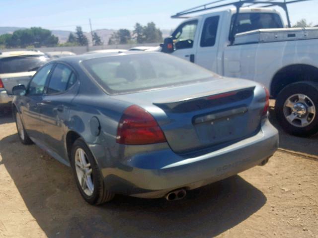 2G2WR554961125895 - 2006 PONTIAC GRAND PRIX BLUE photo 3