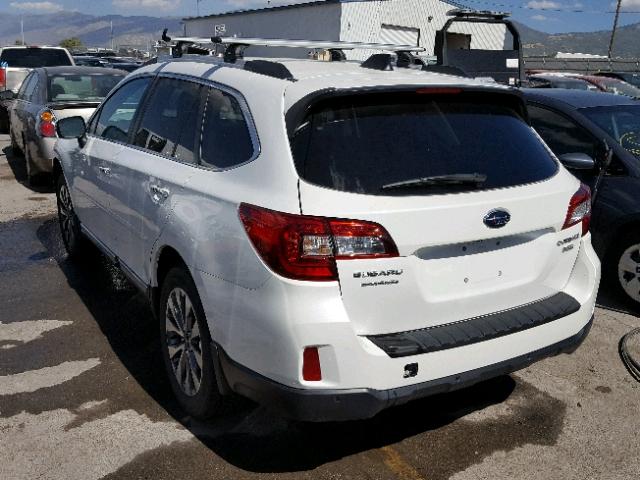 4S4BSETC0H3276836 - 2017 SUBARU OUTBACK TO WHITE photo 3