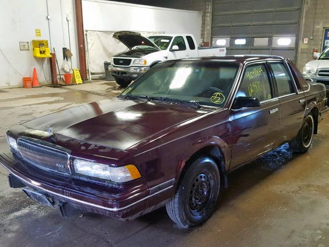 1G4AG55MXT6400539 - 1996 BUICK CENTURY SP BROWN photo 2