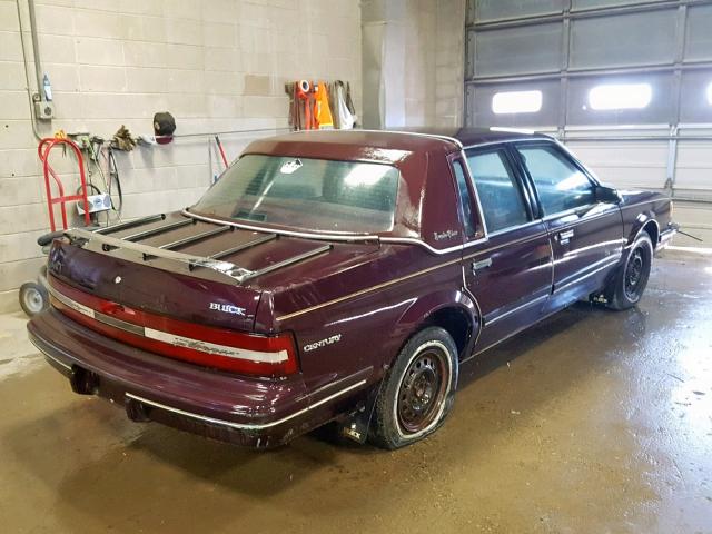 1G4AG55MXT6400539 - 1996 BUICK CENTURY SP BROWN photo 4