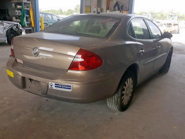 2G4WC582661211068 - 2006 BUICK LACROSSE C TAN photo 4