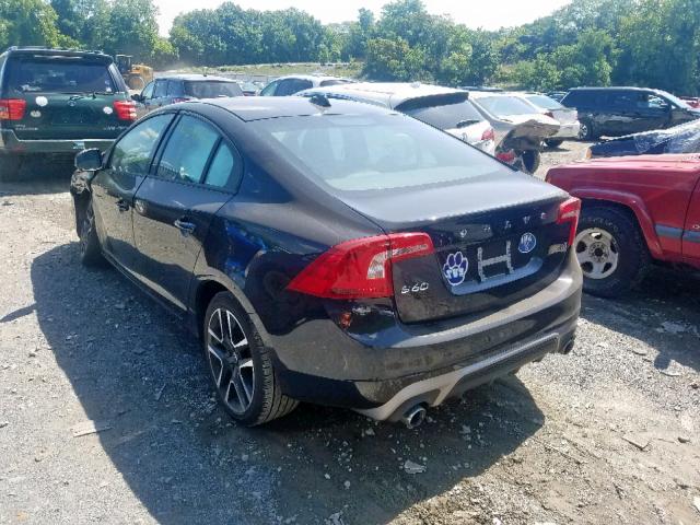 YV126MFL4H2437106 - 2017 VOLVO S60 BLACK photo 3