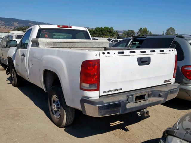 1GTHC24K27E577126 - 2007 GMC SIERRA C25 WHITE photo 3