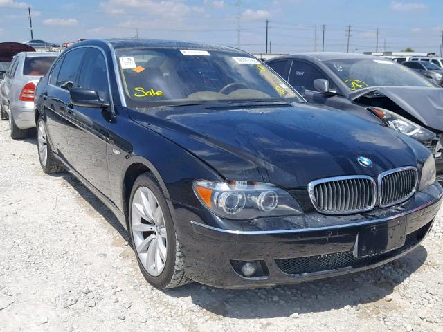 WBAHN83517DT65877 - 2007 BMW 750 BLACK photo 1