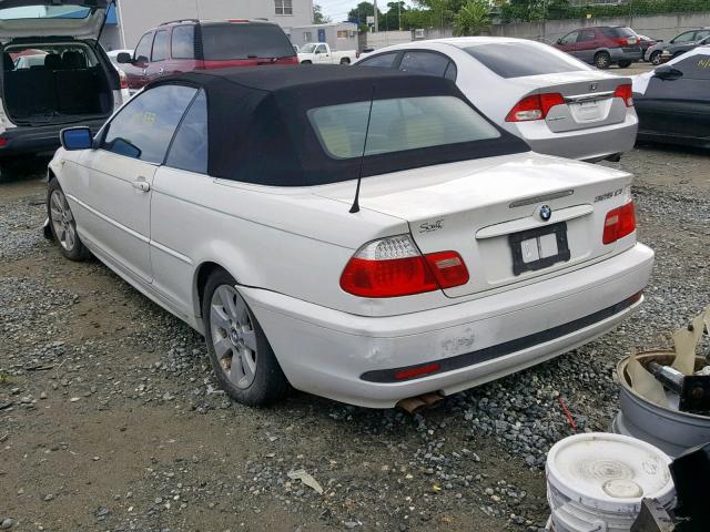 WBABW33486PX84822 - 2006 BMW 325 CI WHITE photo 3