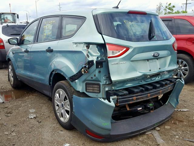 1FMCU0F79DUA84349 - 2013 FORD ESCAPE S BLUE photo 3