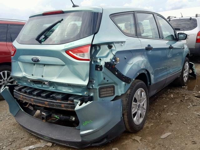 1FMCU0F79DUA84349 - 2013 FORD ESCAPE S BLUE photo 4