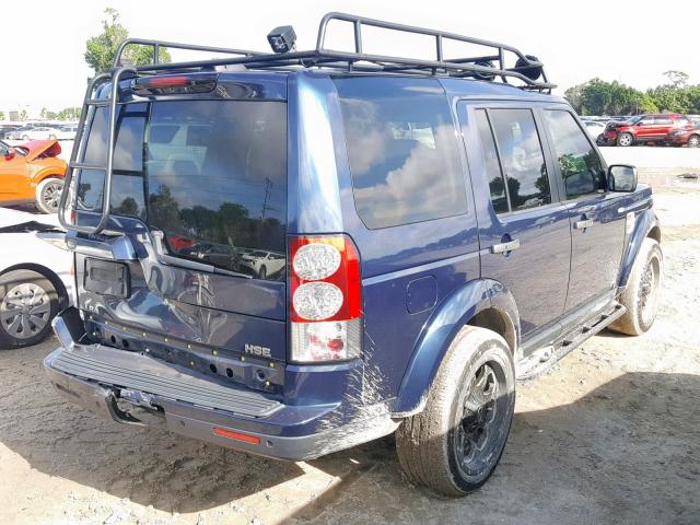 SALAK2D41CA639244 - 2012 LAND ROVER LR4 HSE LU BLUE photo 4