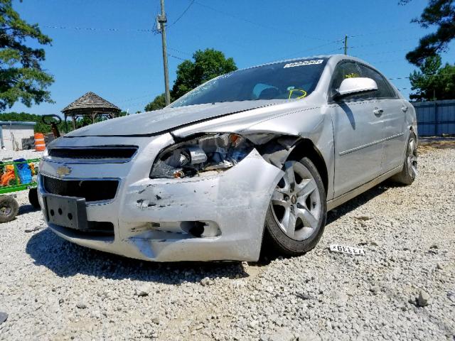 1G1ZC5EB1AF302281 - 2010 CHEVROLET MALIBU 1LT GRAY photo 2