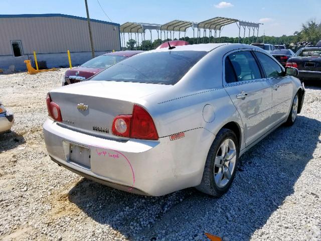 1G1ZC5EB1AF302281 - 2010 CHEVROLET MALIBU 1LT GRAY photo 4
