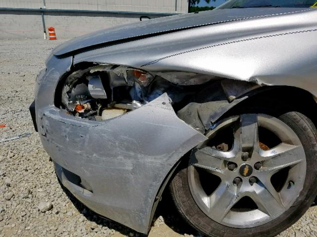 1G1ZC5EB1AF302281 - 2010 CHEVROLET MALIBU 1LT GRAY photo 9