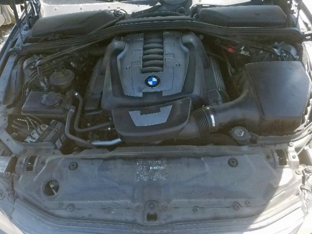 WBANW53568CT49809 - 2008 BMW 550 I GRAY photo 7