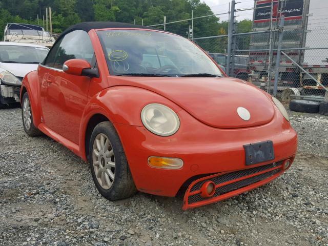 3VWCM31Y65M362410 - 2005 VOLKSWAGEN NEW BEETLE ნარინჯისფერი ფოტო 1