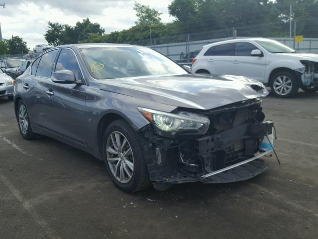 JN1BV7AR7EM681602 - 2014 INFINITI Q50 BASE SILVER photo 1