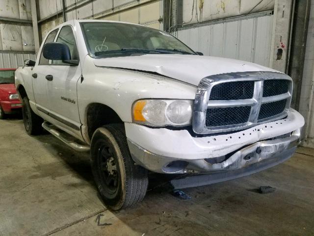 1D7HU18N94S786765 - 2004 DODGE RAM 1500 S WHITE photo 1