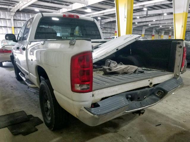 1D7HU18N94S786765 - 2004 DODGE RAM 1500 S WHITE photo 3