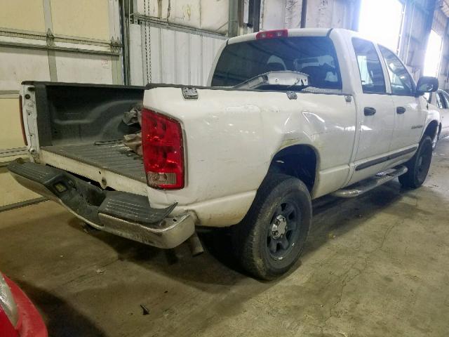 1D7HU18N94S786765 - 2004 DODGE RAM 1500 S WHITE photo 4