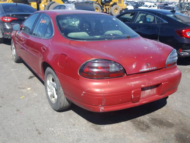 1G2WJ52M1VF298314 - 1997 PONTIAC GRAND PRIX MAROON photo 3