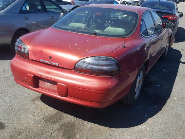 1G2WJ52M1VF298314 - 1997 PONTIAC GRAND PRIX MAROON photo 4