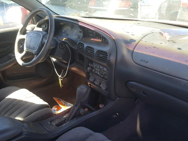 1G2WJ52M1VF298314 - 1997 PONTIAC GRAND PRIX MAROON photo 9