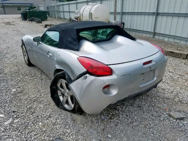 1G2MB35BX6Y112357 - 2006 PONTIAC SOLSTICE SILVER photo 3