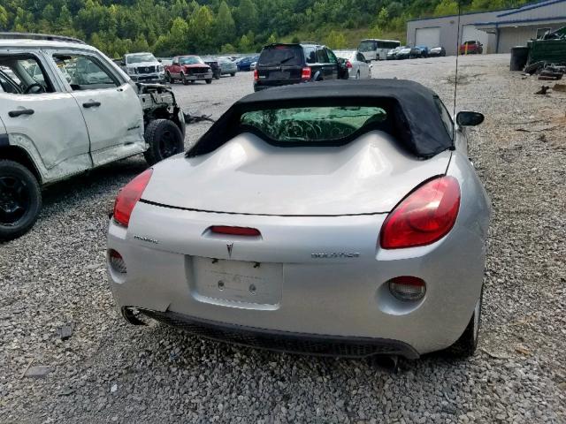 1G2MB35BX6Y112357 - 2006 PONTIAC SOLSTICE SILVER photo 6