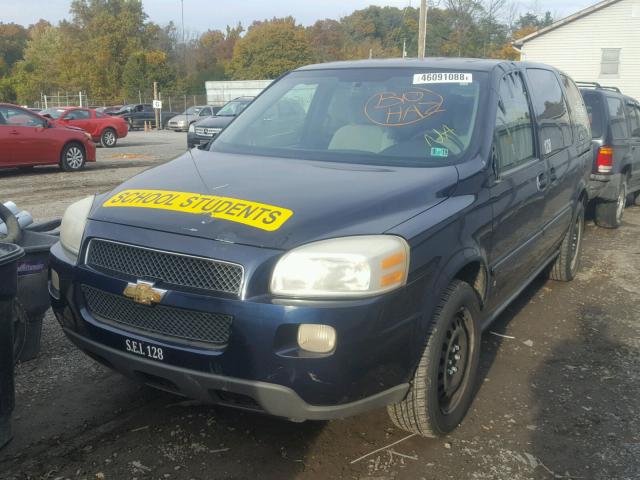 1GNDV23W77D192560 - 2007 CHEVROLET UPLANDER L BLUE photo 2