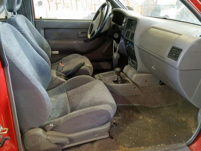 4S6CM58V6S4422934 - 1995 HONDA PASSPORT E 红色 照片 5