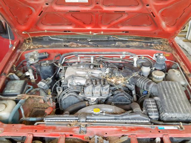 4S6CM58V6S4422934 - 1995 HONDA PASSPORT E 红色 照片 7