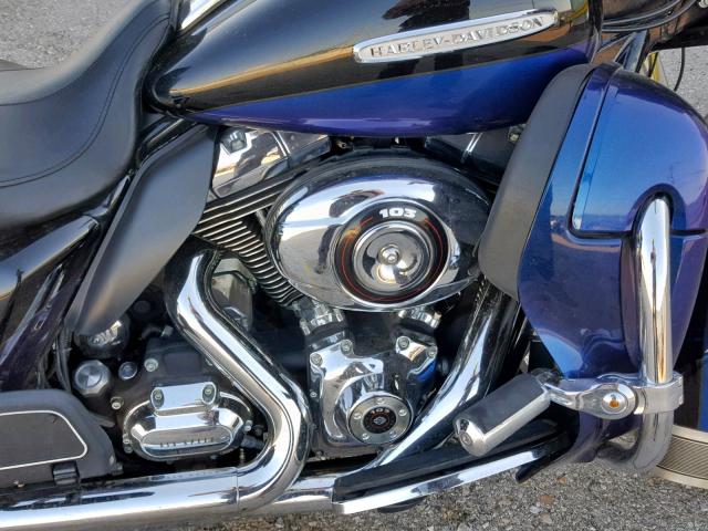 1HD1KEM16AB674429 - 2010 HARLEY-DAVIDSON FLHTK BLUE photo 7