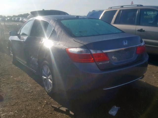 1HGCR2F82FA183739 - 2015 HONDA ACCORD EXL GRAY photo 3