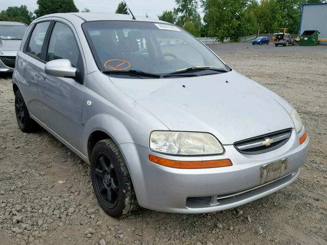 KL1TD66608B012219 - 2008 CHEVROLET AVEO BASE Күміс фото 1