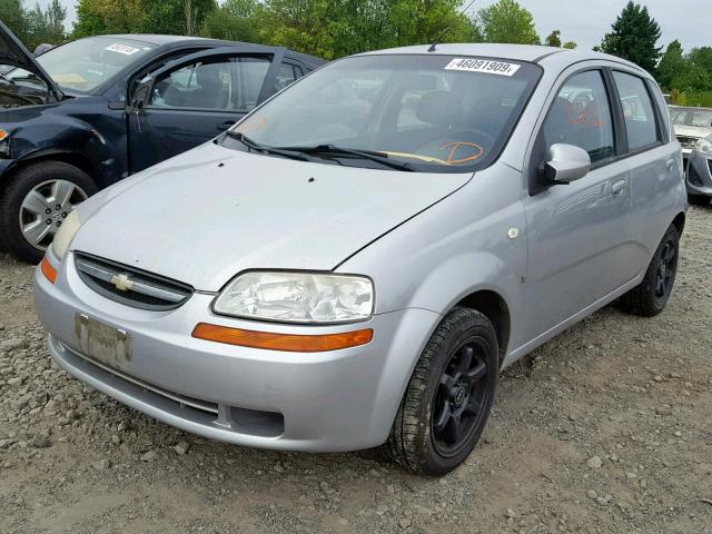 KL1TD66608B012219 - 2008 CHEVROLET AVEO BASE Күміс фото 2
