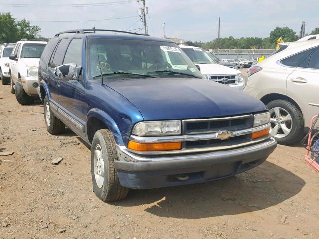 1GNDT13W312192266 - 2001 CHEVROLET BLAZER BLUE photo 1