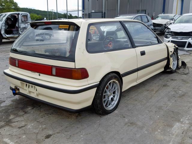 2HGED6341JH503109 - 1988 HONDA CIVIC CREAM photo 4