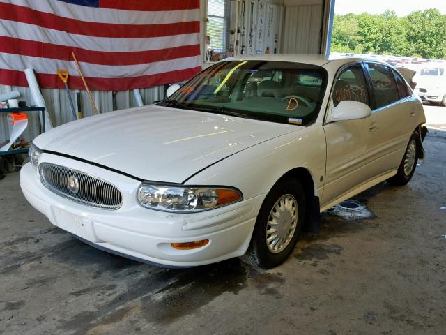 1G4HP54K114150163 - 2001 BUICK LESABRE CU WHITE photo 2