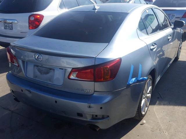 JTHCK262392028547 - 2009 LEXUS IS 250 SILVER photo 4