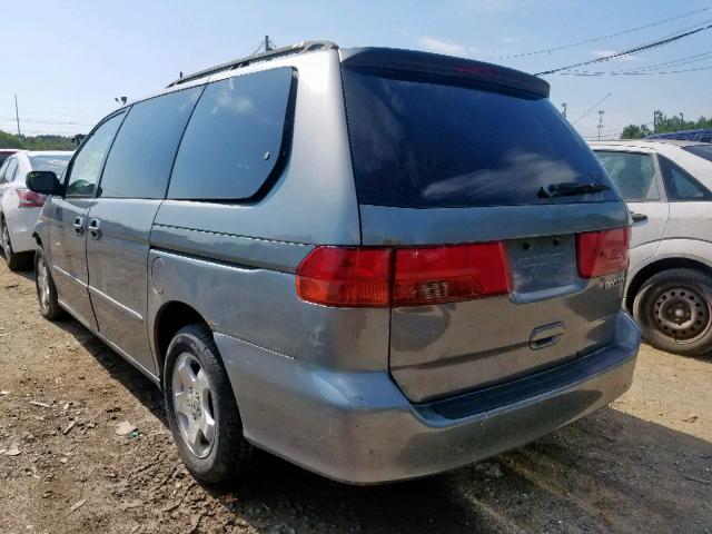 2HKRL1854YH580582 - 2000 HONDA ODYSSEY LX GRAY photo 3