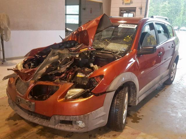 5Y2SL65856Z442696 - 2006 PONTIAC VIBE RED photo 2