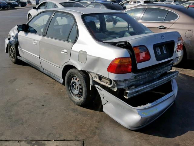 2HGEJ6610YH502201 - 2000 HONDA CIVIC BASE SILVER photo 3