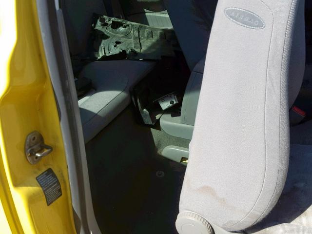 3VWCD31CX4M409277 - 2004 VOLKSWAGEN NEW BEETLE ყვითელი ფოტო 6