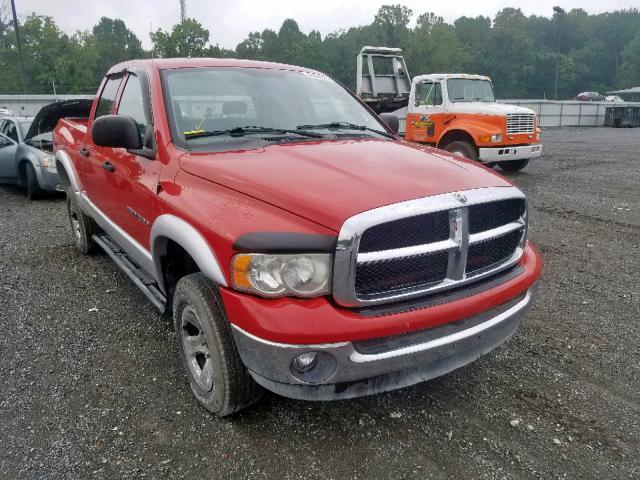 1D7HU18N84S531315 - 2004 DODGE RAM 1500 S RED photo 1