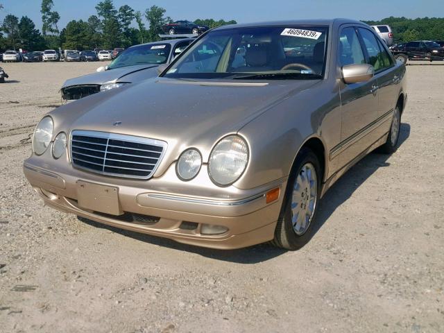 WDBJF65J91B188593 - 2001 MERCEDES-BENZ E 320 TAN photo 2