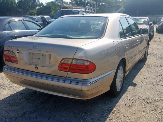 WDBJF65J91B188593 - 2001 MERCEDES-BENZ E 320 TAN photo 4