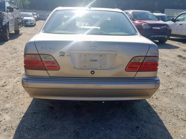 WDBJF65J91B188593 - 2001 MERCEDES-BENZ E 320 TAN photo 9