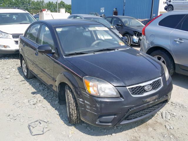 KNADH4A35A6699924 - 2010 KIA RIO LX BLACK photo 1