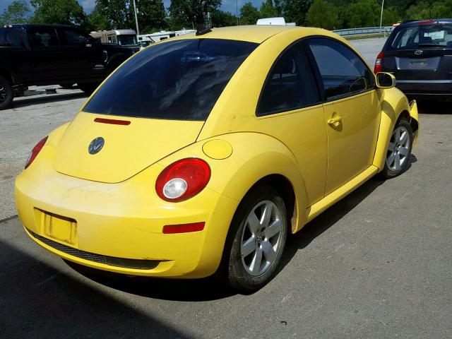 3VWRW31C27M513447 - 2007 VOLKSWAGEN NEW BEETLE ყვითელი ფოტო 4