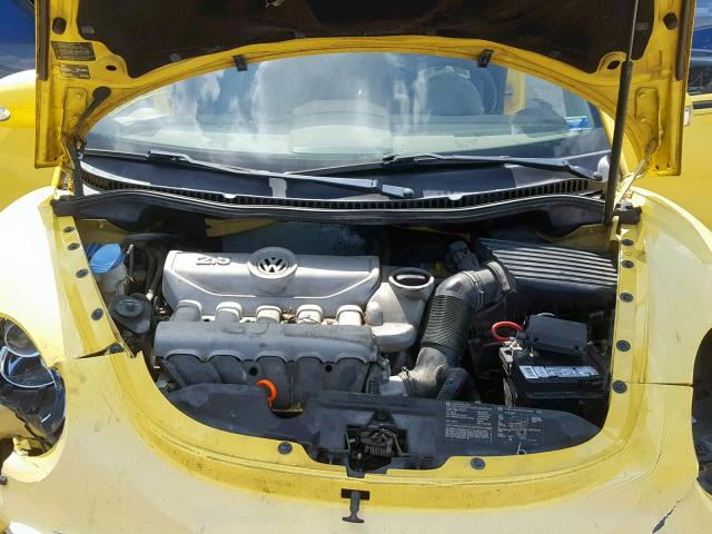 3VWRW31C27M513447 - 2007 VOLKSWAGEN NEW BEETLE ყვითელი ფოტო 7